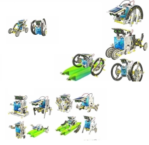ربات خورشیدی مدل Green Energy 1 in 14 کیت آموزشی سولار - تصویر 8